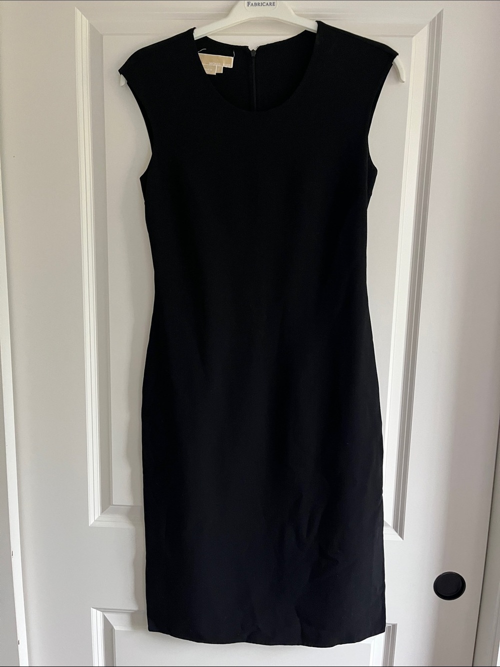 Michael Kors Black Sleeveless Sheath Dress